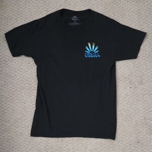 O'Neill Black Short Sleeve Tee with Blue Logo